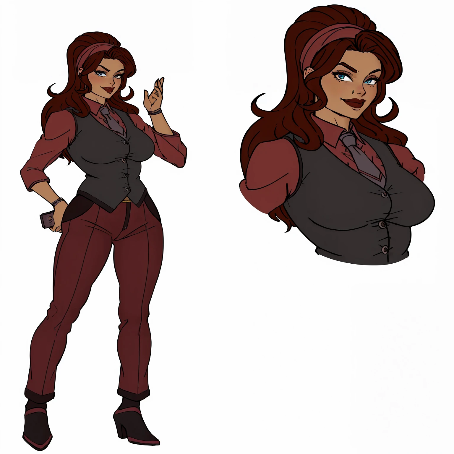 a close up of a cartoon character of a woman with a hat, anya from spy x family, official character art, character full body portrait, official character illustration, full body character portrait, full body character design, full body character concept, detailed character art, adult character, single character full body, comic character design, female lead character, full-body character portrait