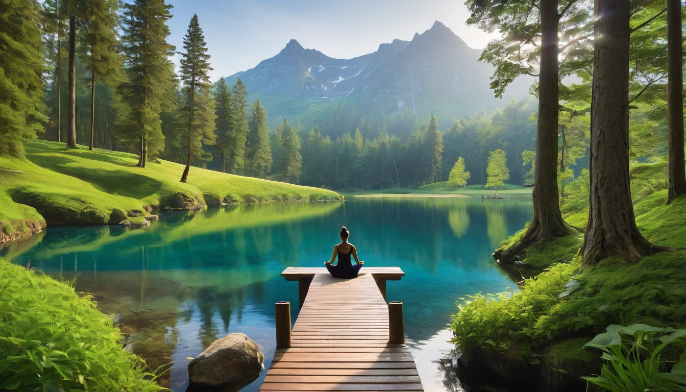 Step into a world of serene landscapes, from peaceful forests to serene lakes, each one offering a unique and relaxing atmosphere for meditation.