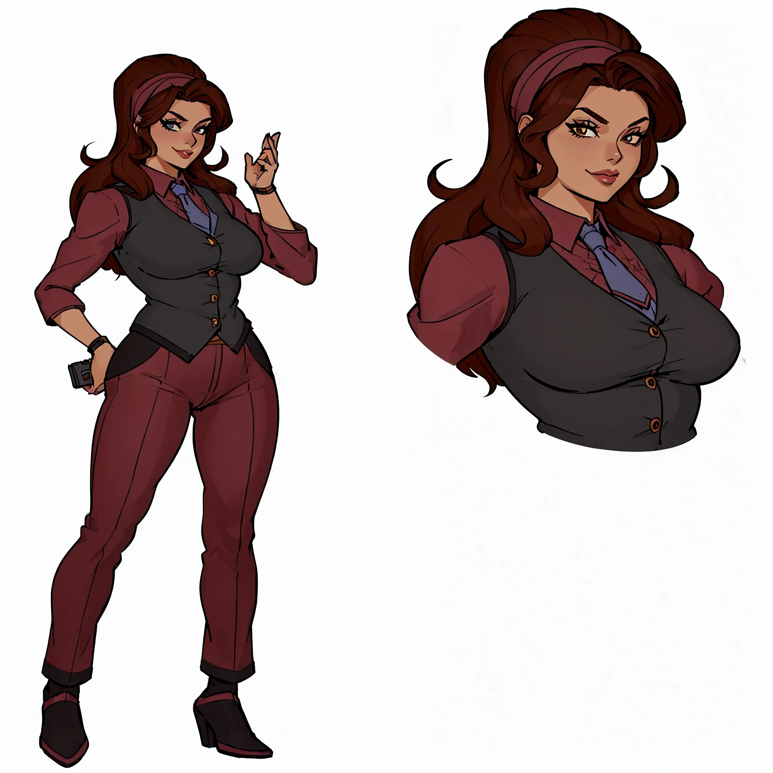 a close up of a cartoon character of a woman with a hat, anya from spy x family, official character art, character full body portrait, official character illustration, full body character portrait, full body character design, full body character concept, detailed character art, adult character, single character full body, comic character design, female lead character, full-body character portrait