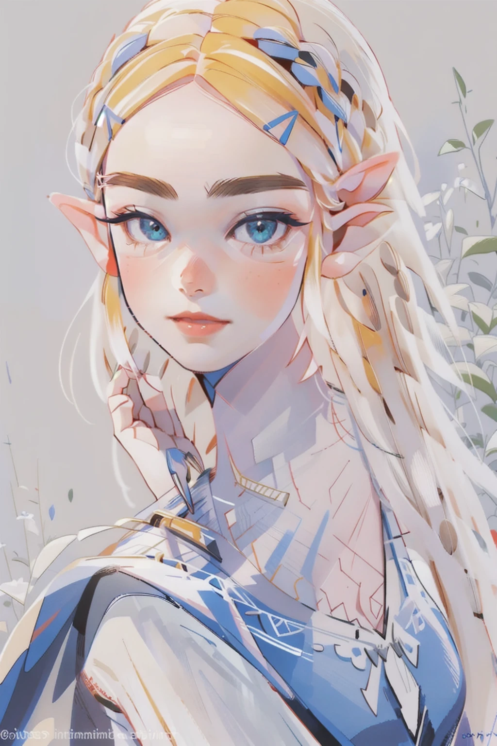 a beautiful detailed princess zelda, detailed face, beautiful detailed eyes, beautiful detailed lips, elegant pose, calm expression, the legend of zelda, video game character, high quality lighting, intricate details, cinematic, masterpiece, realistic, photorealistic, 8k, best quality, highly detailed