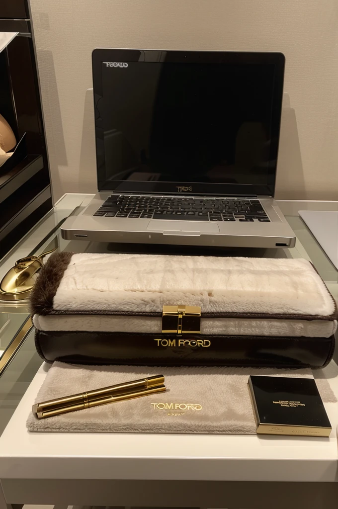 Tom Ford Tobacco Vanille at Nordstrom in table with laptop aside