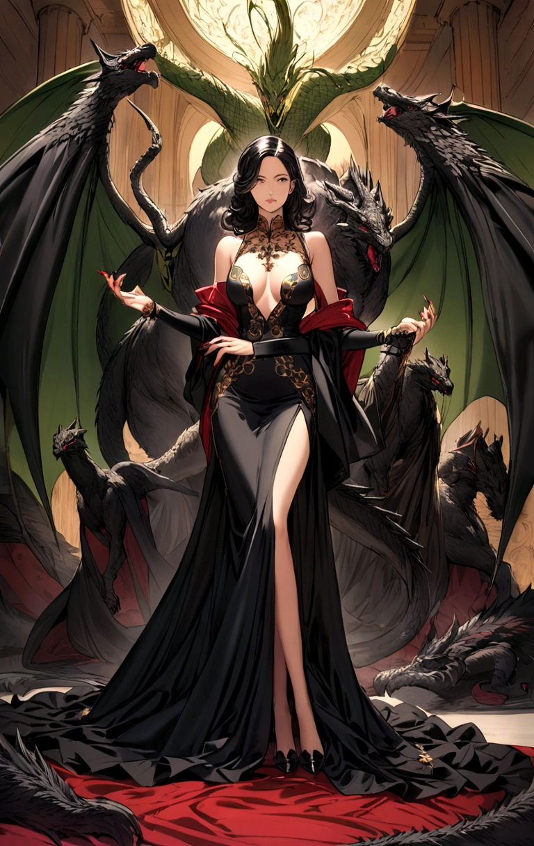 The bedroom Lady Dragon and Lord of Darkness