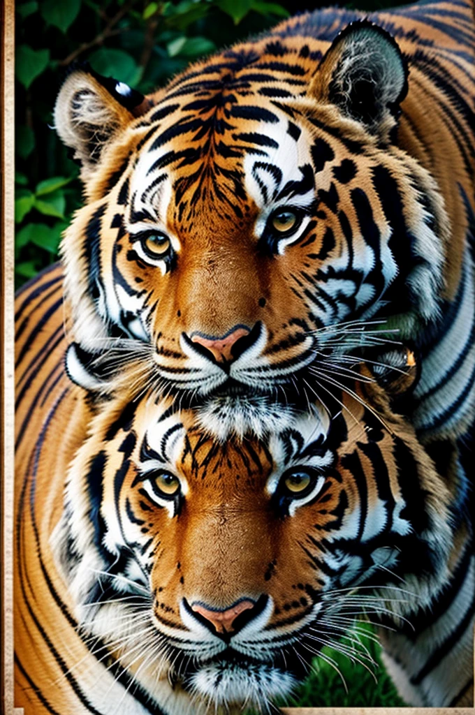Tiger face for a poster