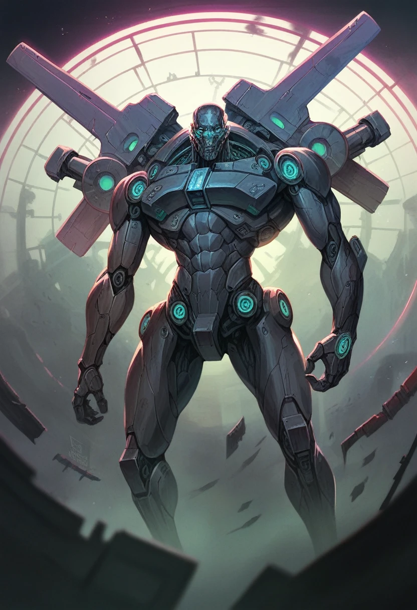 a cyberpunk sci-fi battle axe, detailed mechanical design, intricate gears and machinery, sleek futuristic aesthetic, glowing neon accents, dystopian urban environment, cinematic lighting, high-tech materials, sharp blades, complex patterns, industrial grunge, digital art, 8k, photorealistic, masterpiece