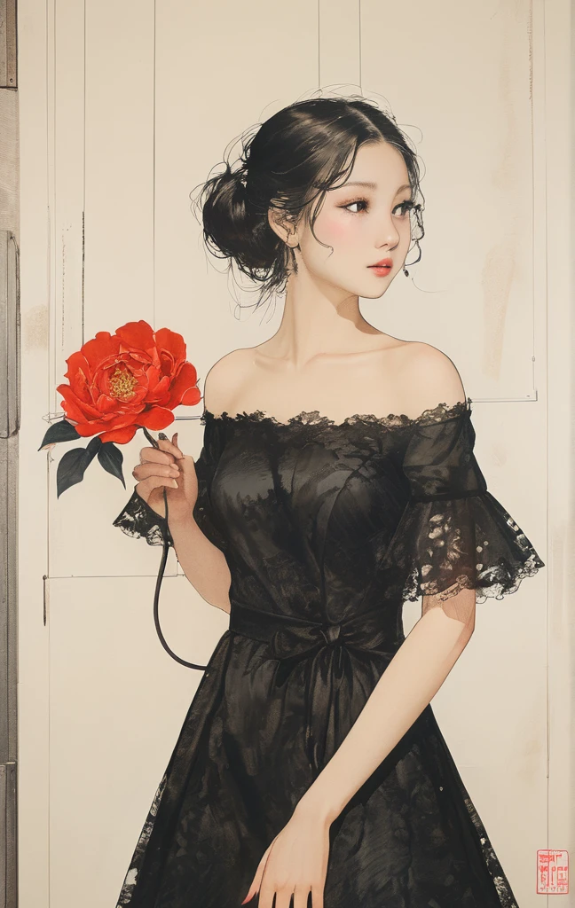 On a bright red campus"YES"Character、(Masterpiece in maximum 16K resolution:1.6), ((darkest_insane_silhouette_illustration):1.2),(intricate detail:1.4), (extremely insane detail:1.4),(highest quality:1.3),(Hyper_realistic:1.3). | Black and white, silhoutte art, female figure, elegant pose, flowing hair, graceful curves, subtle details, minimalistic background, soft lighting, delicate features, captivating composition, expressive eyes, slender silhouette, artistic interpretation. | ((silhoutte_of_pretty_girl_waiting under a clock):1.5), ((waiting pose):1.2), ((withered flower background):1.1), each flower detailed and rendered with a masterful gouache technique, silhoutte art behance,surreal, It gives a romantic aura. | (perfect_fingers:1.0), (perfect_legs:1.0), better_hands, More_Detail.
