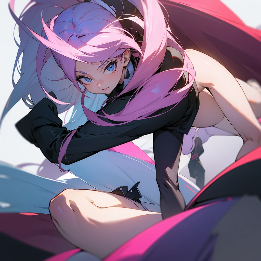 Roxy and anime "adventures of an unemployed man in another world", in the sexiest pose