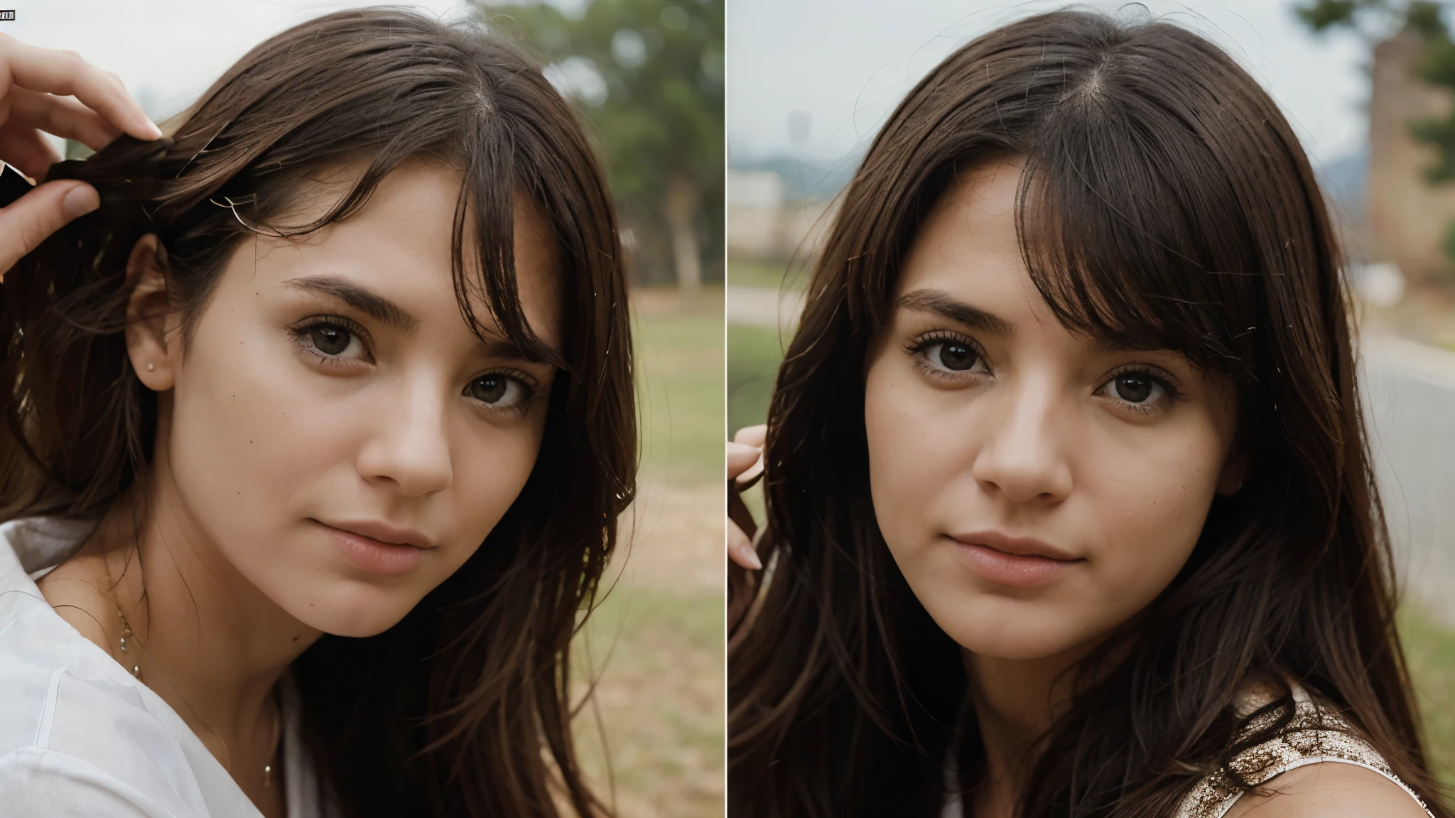 Make them look more realistic and separate the photos with a separator,