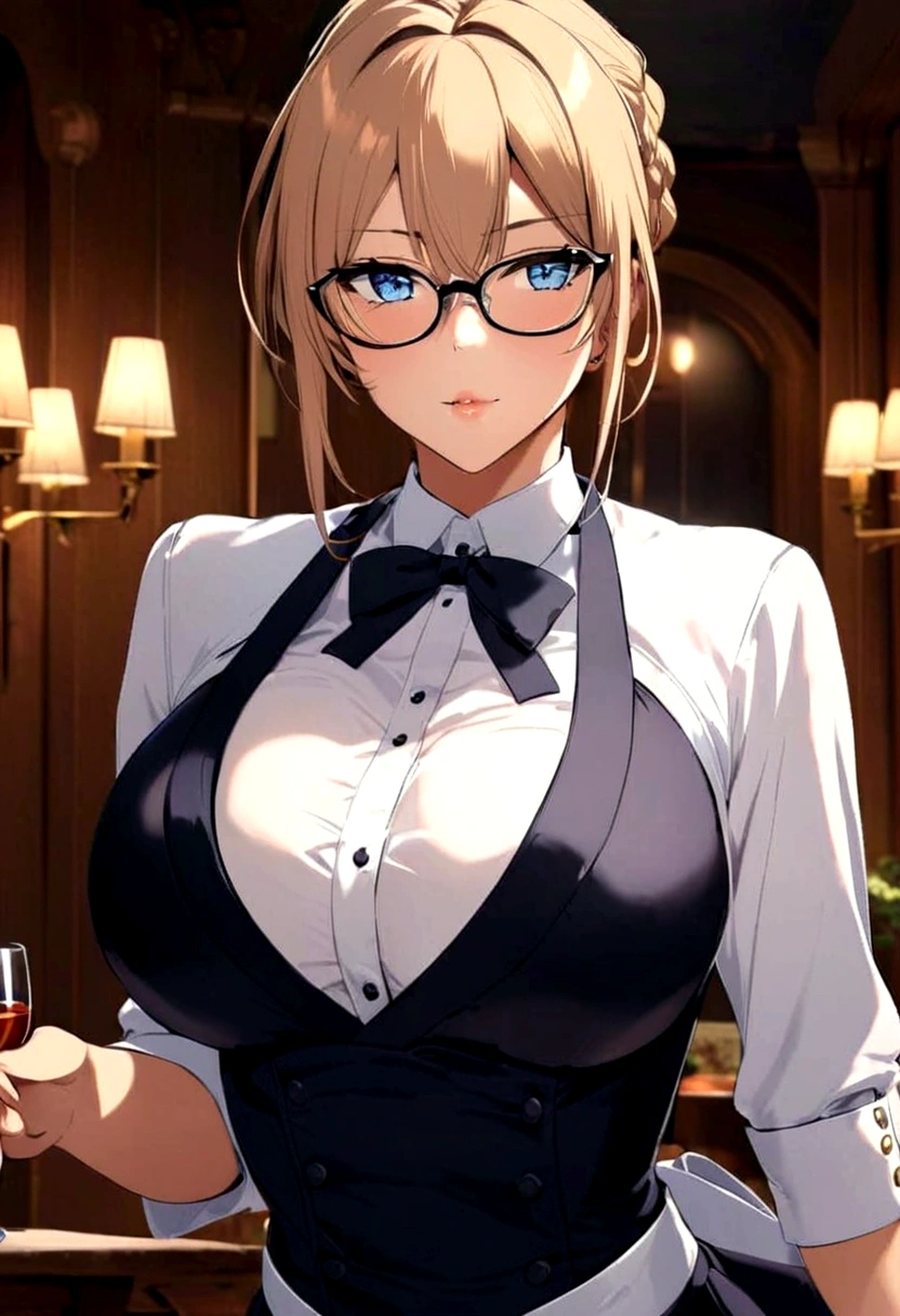 best quality Saber big breasts Butler Glasses