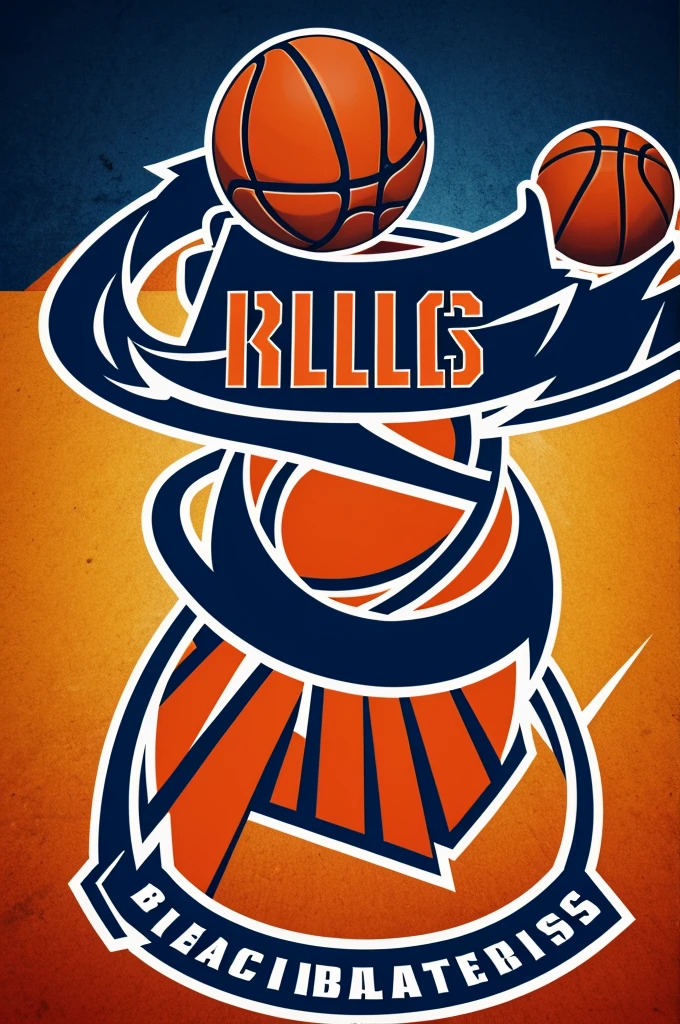 Basketball logo for a team called bricklayers