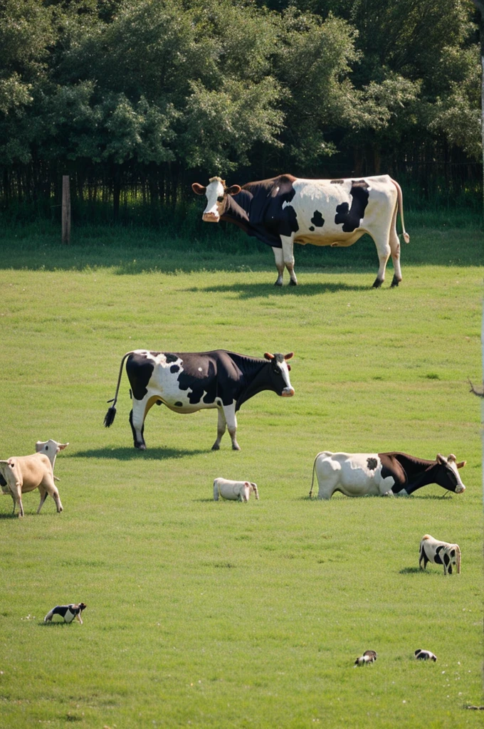 cow grazing 