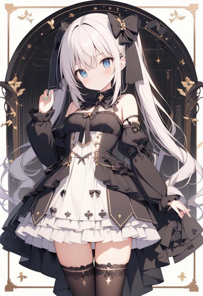Silver Hair、blue eyes、girl、Small breasts、Twin tails、girl、Small breasts、Lolita、Bright smile、Looks about 15 years old、Petan Musume、He is short、目のhighlight、Sexy thighs、Flower Garden、color々The flowers are still blooming、I have a lot of bouquetine-based costumes、Your eyes are so beautiful、highlight