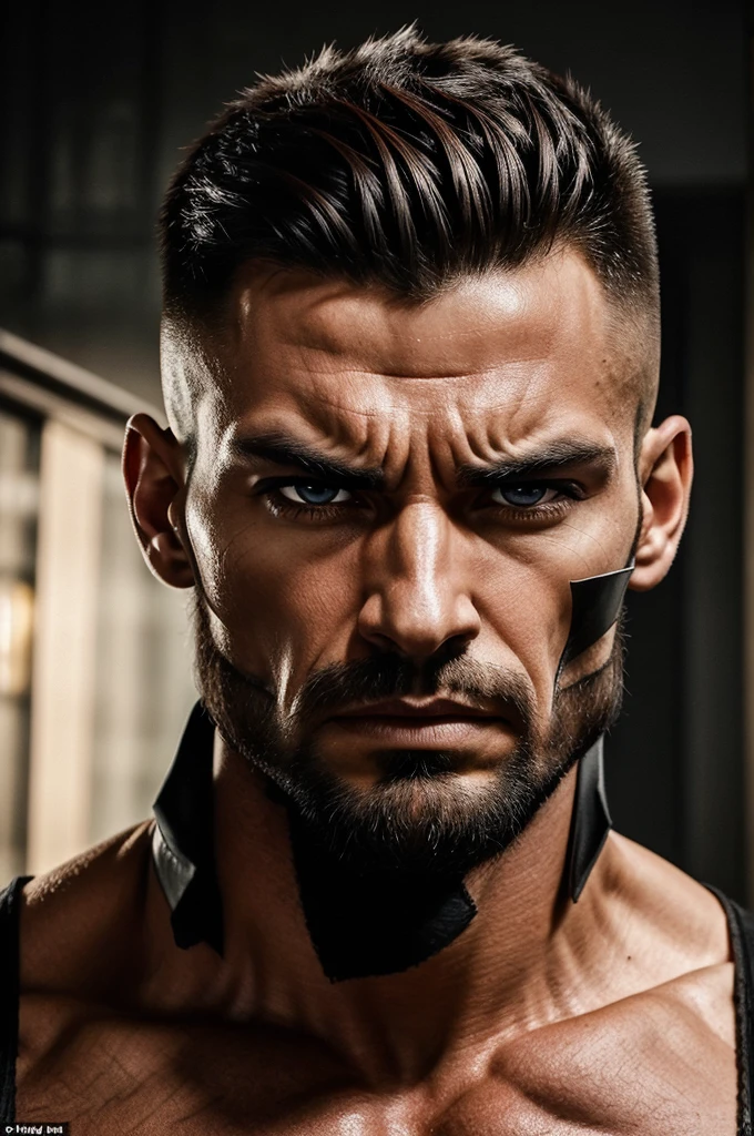 Age: 30
Appearance: Tall, muscular, with intense, piercing eyes and a commanding presence. His features are sharp, and his expressions often mask his inner turmoil.