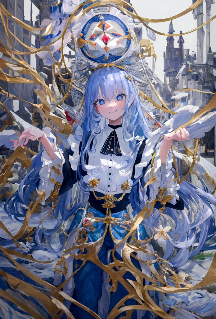 Unbelievably absurd, (Very detailed: 1.3), 8K, (masterpiece), (Highest quality: 1.4), (Ultra-high resolution: 1.2), (RAW Photos: 1.2), Very detailed背景, (ユニティ 8K 壁紙), Nogizaka Anime Girls,Big Eyes、A radiant smile、Long legs、Small hands、Casual Denim、Maid clothes