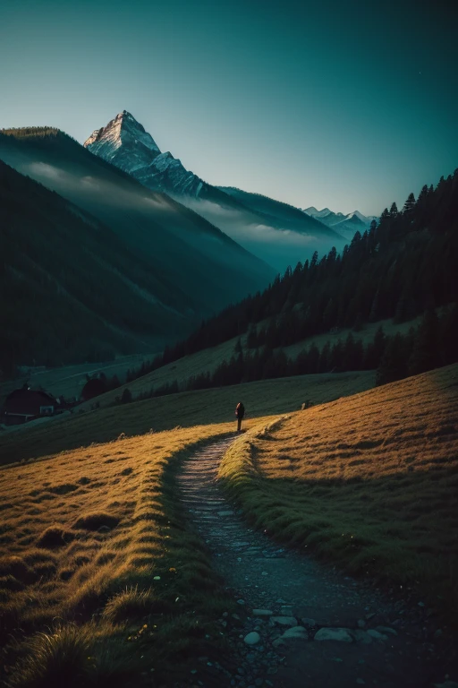 (work of art, best qualityer:1.4), cinematic light, colorfully, hight contrast, moutain, gram, Tree, natta, (horor (theme):1.2), (monstr:1.2), tenebrosa