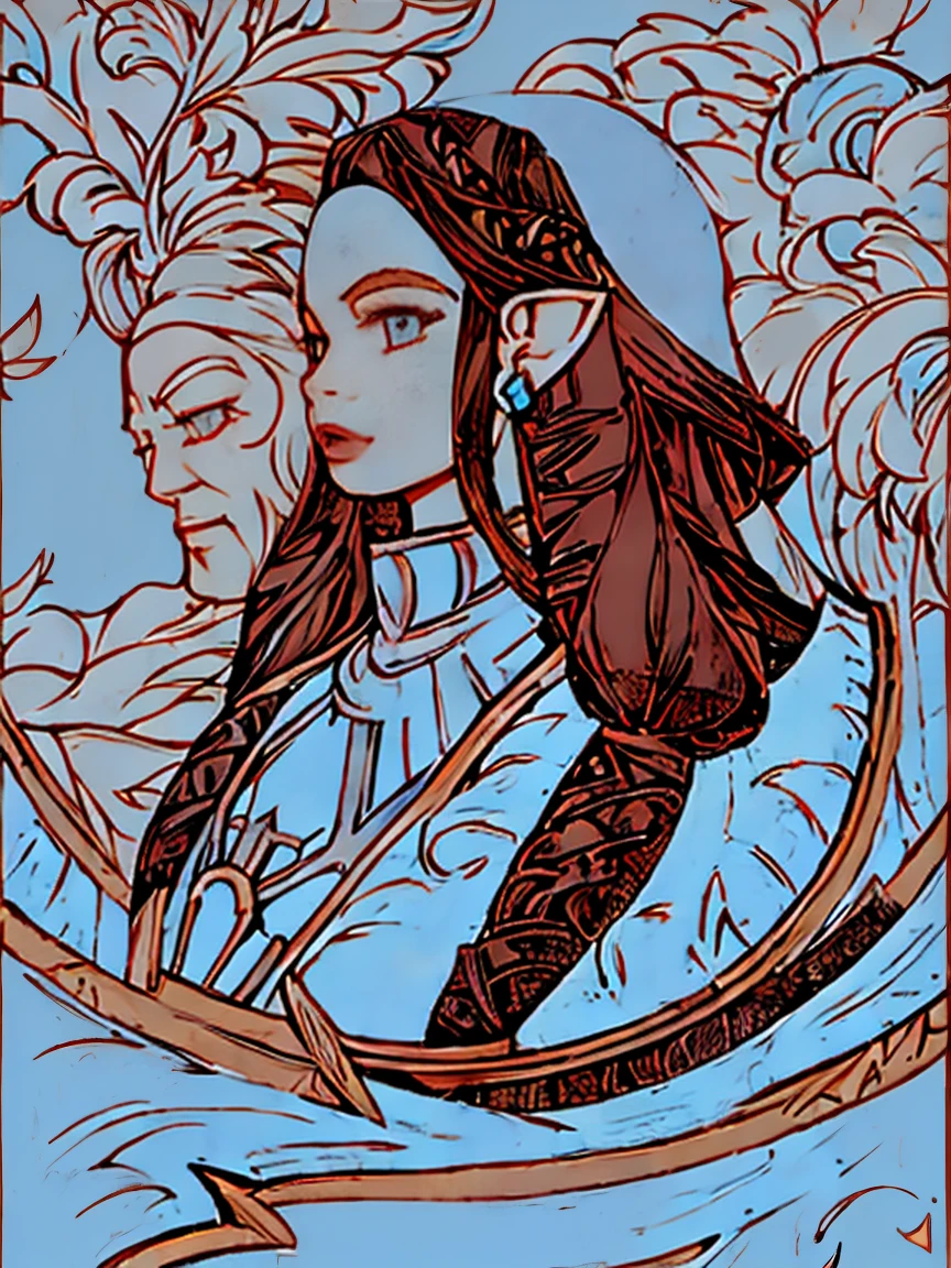(top-quality、masterpiece:1.2) (portrait),a beautiful princess zelda, detailed intricate dress, detailed face, detailed eyes, detailed lips, long flowing hair, serene expression, (background) in a magnificent castle interior
