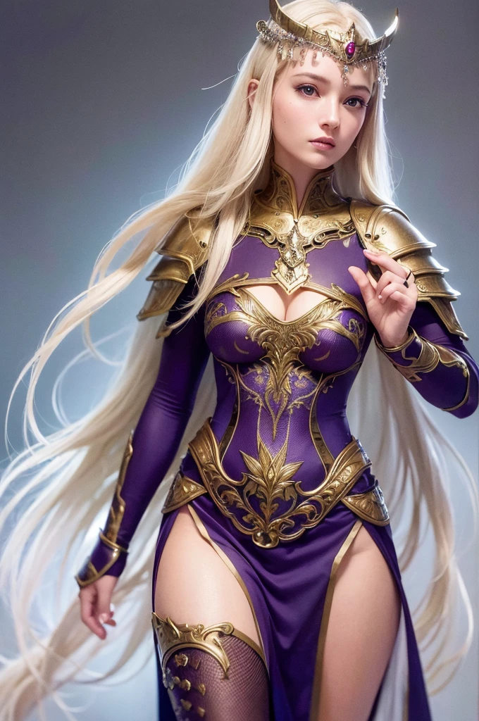 (best quality,4k,highres,masterpiece:1.2),ultra-detailed,(realistic,photorealistic,photo-realistic:1.37),princess,19-year-old,breathtakingly beautiful detailed face and smile, princess dressed as a medieval knight with intricate knight armor, vibrant colors, captivating lighting, stunningly detailed knightly attire, majestic castle backdrop, regal ambiance, confident and graceful posture, enchanting expression, ornate sword, ethereal atmosphere, youthful charm, confident eyes, flowing golden hair, dewy skin, delicate features, elaborate facial details, elegant knight's helmet, radiant light illuminating the face, intricate embroidery on the knight's armor, dreamlike setting, princess embracing her identity as a knight, gorgeously ornamental helmet, shimmering reflections on armor, magical aura, soft and ethereal glow, royal authority, nobility, twilight sky with hues of purple and gold, proud and determined stance, extraordinary attention to detail, fairytale-like charm, youthful innocence, mythical princess warrior