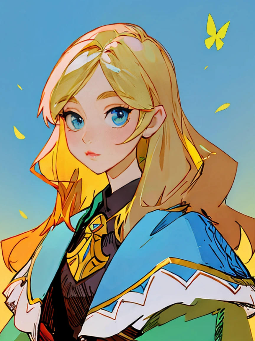 top-quality、masterpiece:1.2) (portrait),a beautiful princess zelda