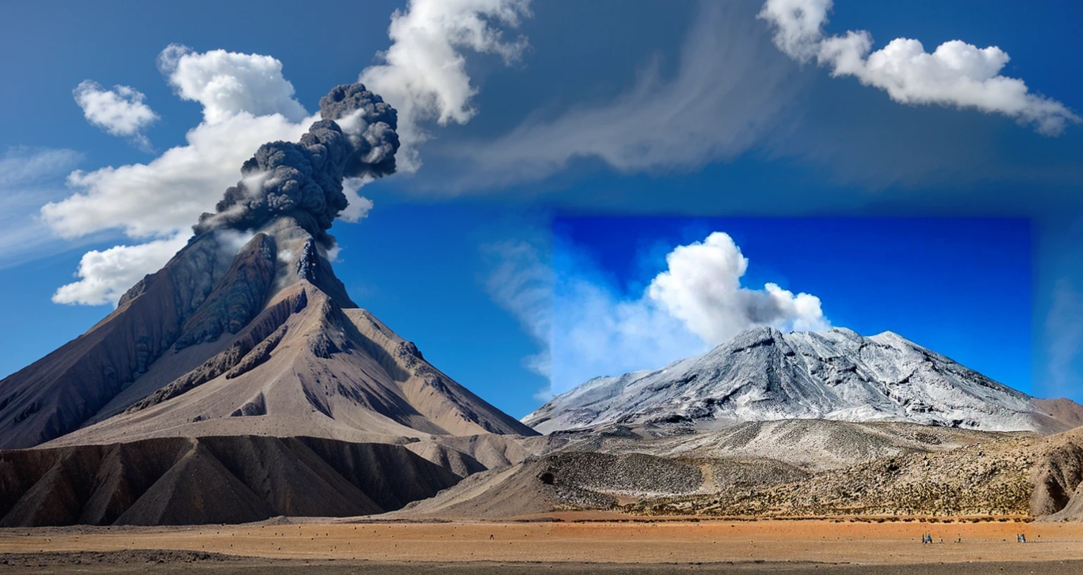 ubinas volcano , peruvian andes