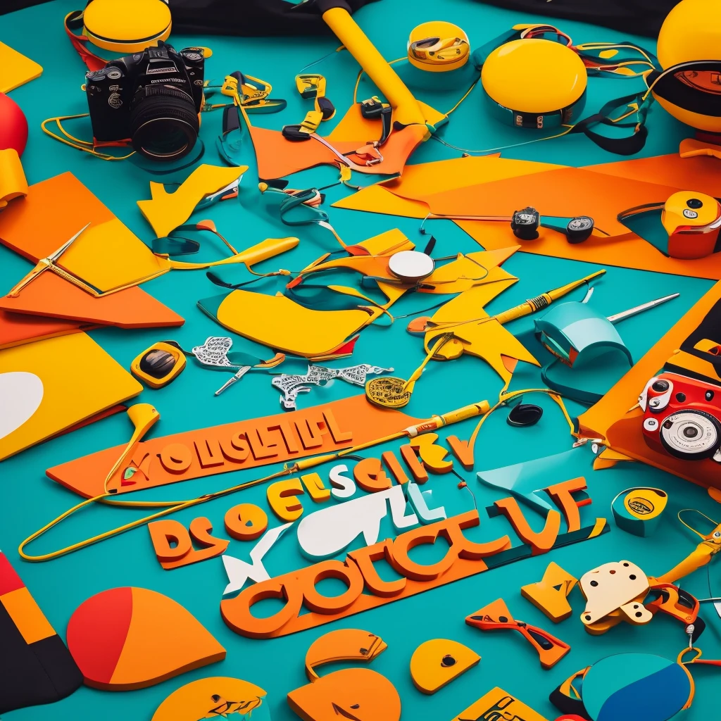Create a vibrant and modern logo for a travel YouTube channel named "Discoverful." The logo should feature a circular design with a stylized globe in the center. Around the globe, incorporate small, playful icons such as a compass needle, an airplane, and a camera to represent travel and discovery. Use bright and bold colors like teal, orange, and yellow to make the logo stand out. The name "Discoverful" should arch over the top in a bold, adventurous font, and include the tagline "Explore the World" at the bottom in a smaller, complementary font. The overall design should be fun, inviting, and evoke a sense of adventure and exploration.