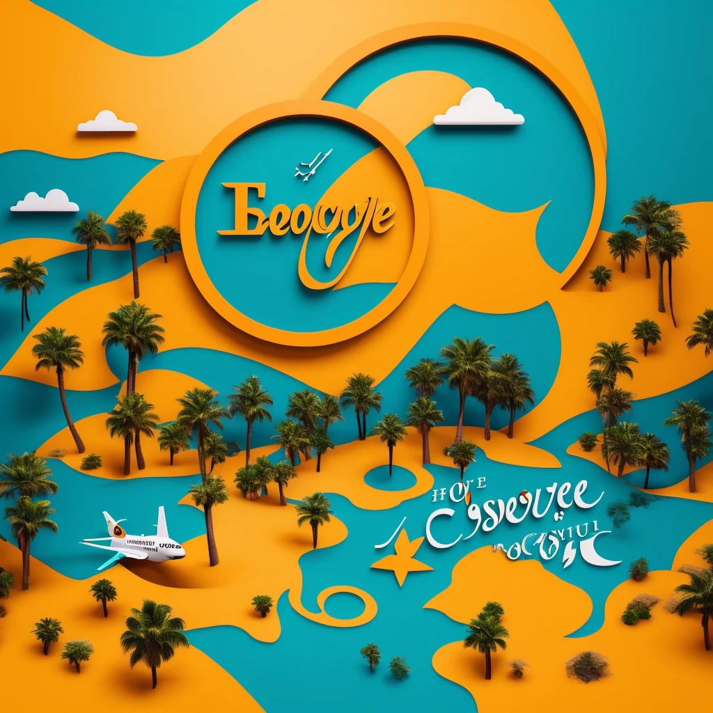 Create a vibrant and modern logo for a travel YouTube channel named "Discoverful." The logo should feature a circular design with a stylized globe in the center. Around the globe, incorporate small, playful icons such as a compass needle, an airplane, and a camera to represent travel and discovery. Use bright and bold colors like teal, orange, and yellow to make the logo stand out. The name "Discoverful" should arch over the top in a bold, adventurous font, and include the tagline "Explore the World" at the bottom in a smaller, complementary font. The overall design should be fun, inviting, and evoke a sense of adventure and exploration.