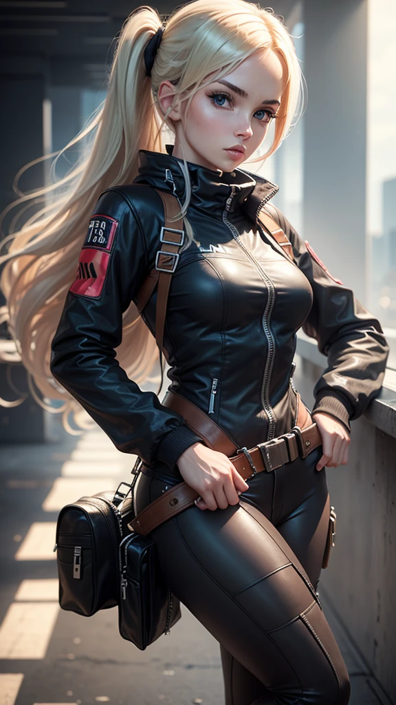 Kelly the fast girl from free fire beautiful with sexy clothes reborn with an mp40 in her hands evolutionary