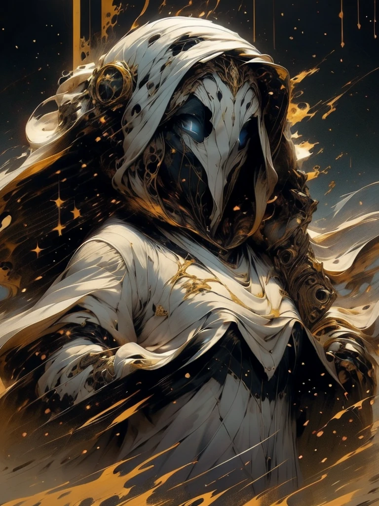 ompt details
In the depths of the cosmos, there exists a mysterious, beautiful female creature known as the Starshadow. This ethereal being drifts through the void, its form a shifting amalgamation of dark matter and radiant stardust. Almost invisible to the eye, the Starshadow emits a faint, mesmerizing glow that hints at its presence. Legends speak of its ancient origins, predating even the oldest stars. The creature is said to possess an immense, enigmatic intelligence, communicating through intricate patterns of light and shadow. Its motives remain unknown, but many believe it guards the secrets of the universe, silently watching over the galactic realms.
