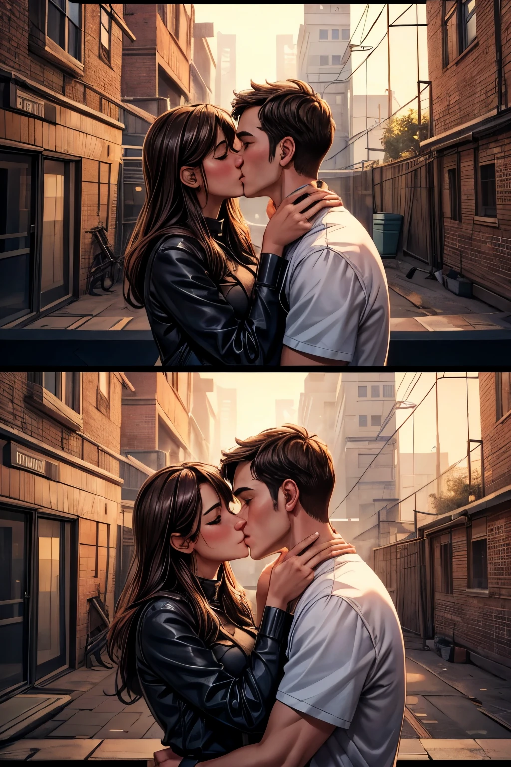These images would visually capture the key emotions and stages of their friendship throughout the story. Would you like to start with one of these?