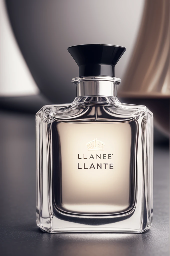 Create images of a perfume with the Lanne brand, imported 