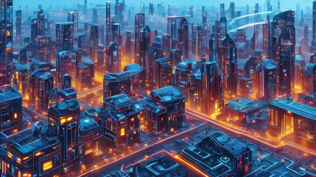 (((a medium-breast bikini slim GIRL with black micro sunglasses))), a balcony of a futuristic building, aerial view of an ultra-futuristic megalopolis, many metal buildings and houses in dark colors from dark blue to black, a cidade tem tons de cinza metal, has smoky metal structures , industrial environment with smoke and fog around, carros escuros nas ruas, desert megalopolis, trilhos e trens modernos de de metal passando estre as ruas da cidade, tall futuristic metal buildings, many ultra modern buildings around, realistic, detailed, Science fiction