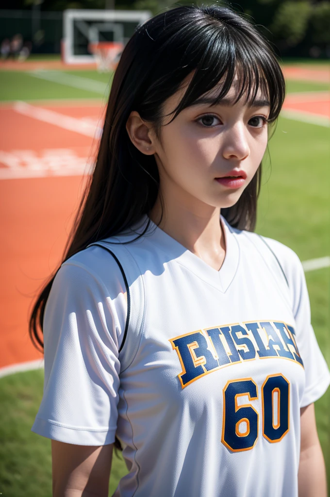(8k, best quality, masterpiece:1.2), (realistic, photo-realistic:1.37), ultra-detailed,best quality, ultra high res, professional lighting, photon mapping, radiosity, physically-based rendering, cinematic lighting, basketball court,depth of field, sharp focus,sunbeam, good composition,(bokeh:1.2) 1girl,solo,(full body), (closed mouth),beautiful detailed eyes, pose, narrow waist,basketball uniform, black hair,messy hair,long hair floating in wind,(ulzzang-6500:1.2)
mix4, hiqcgbody