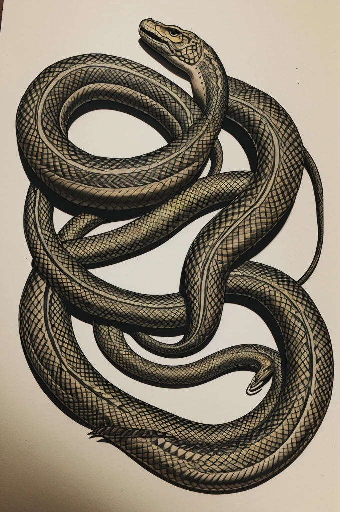 An idea for a tattoo inspired by the song Serpiente by Junior H