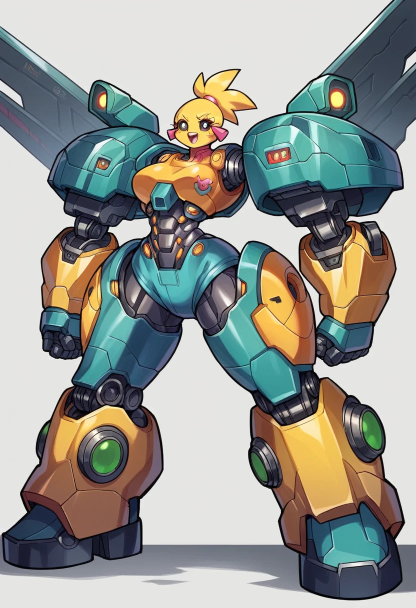 Anime girl in shorts and jacket standing next to a giant robot, artwork in the style of guweiz, chica anime cyberpunk mech, trend on cgstation, guweiz, by Russell Dongjun Lu, cyberpunk anime digital art, ross tran 8k, guweiz and artstation pixiv, girl with mecha cybernetic armor