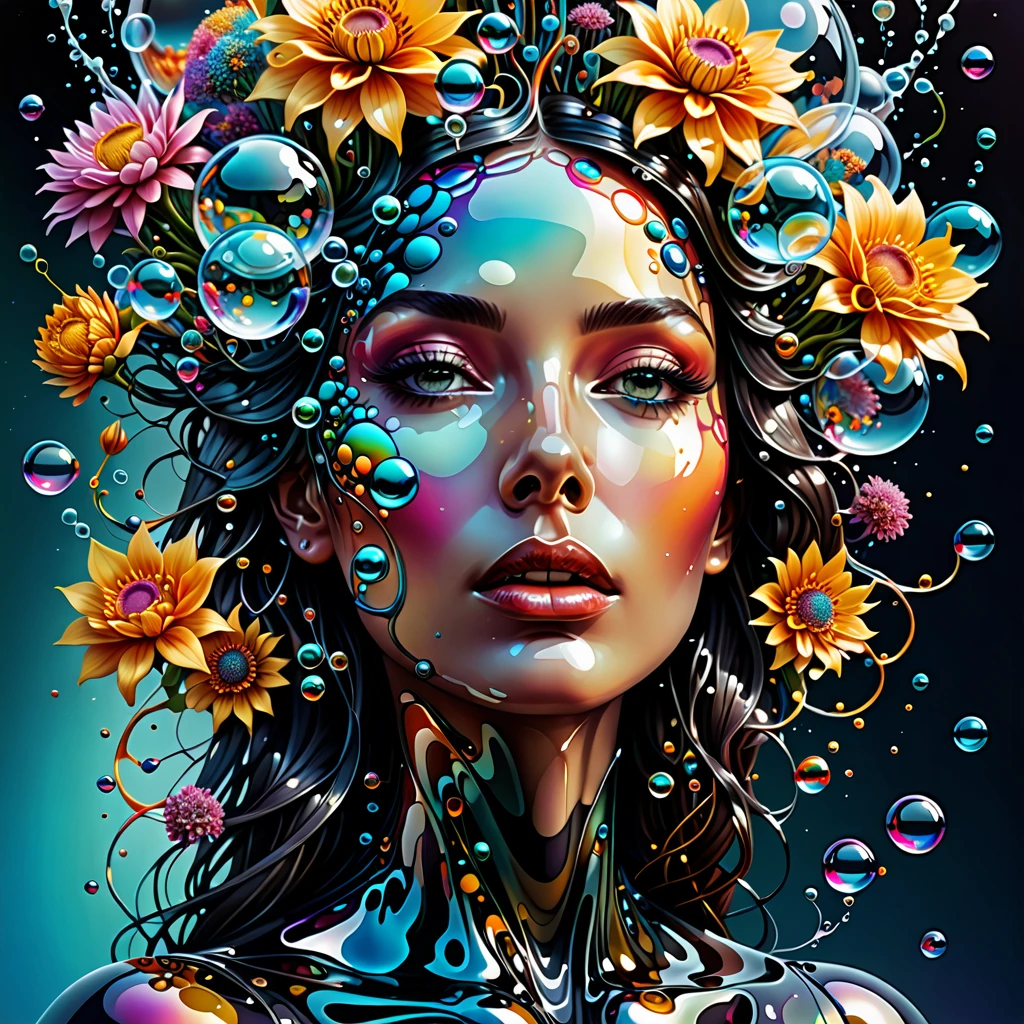 ((highest quality)), ((masterpiece)), (detailed), The Phantom Lotus, Oil painting style.