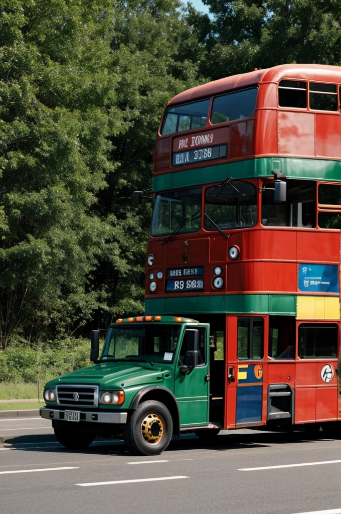 Bus like dinosaurus