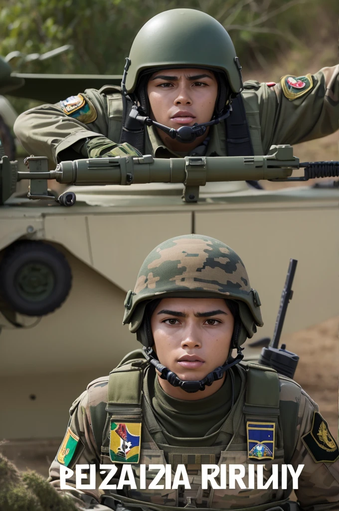 Brazilian military army training logo