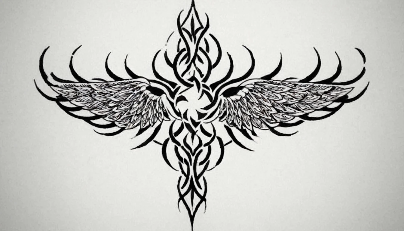 tribal tattoo, minimalist