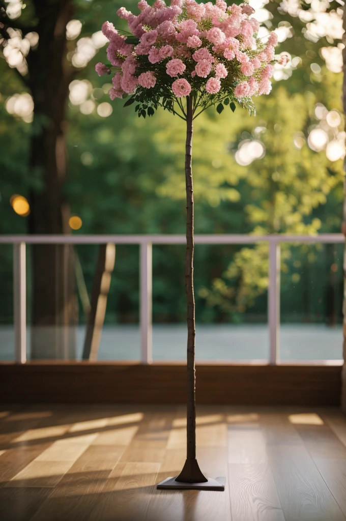 (flooring) flowers  tree back light Bokeh Blur Digital Background 