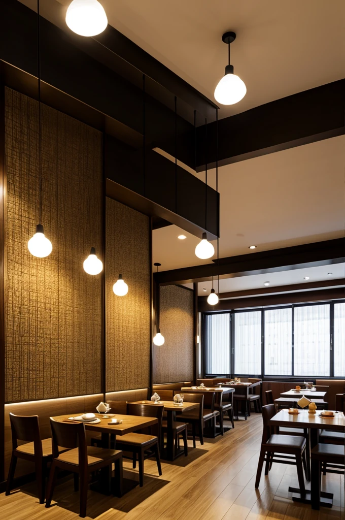 Minimalist Chinese food restaurant