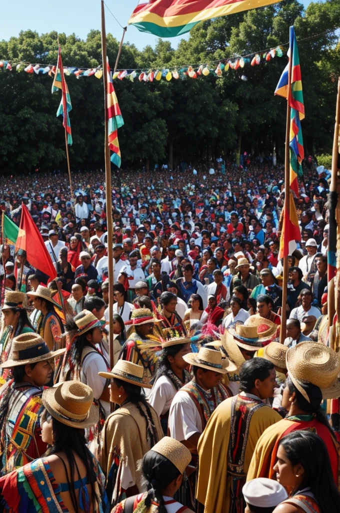Indigenous Day festivity scene