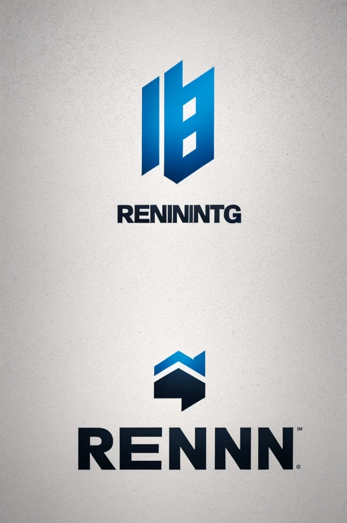 Logo for renting a graphic premises without letters