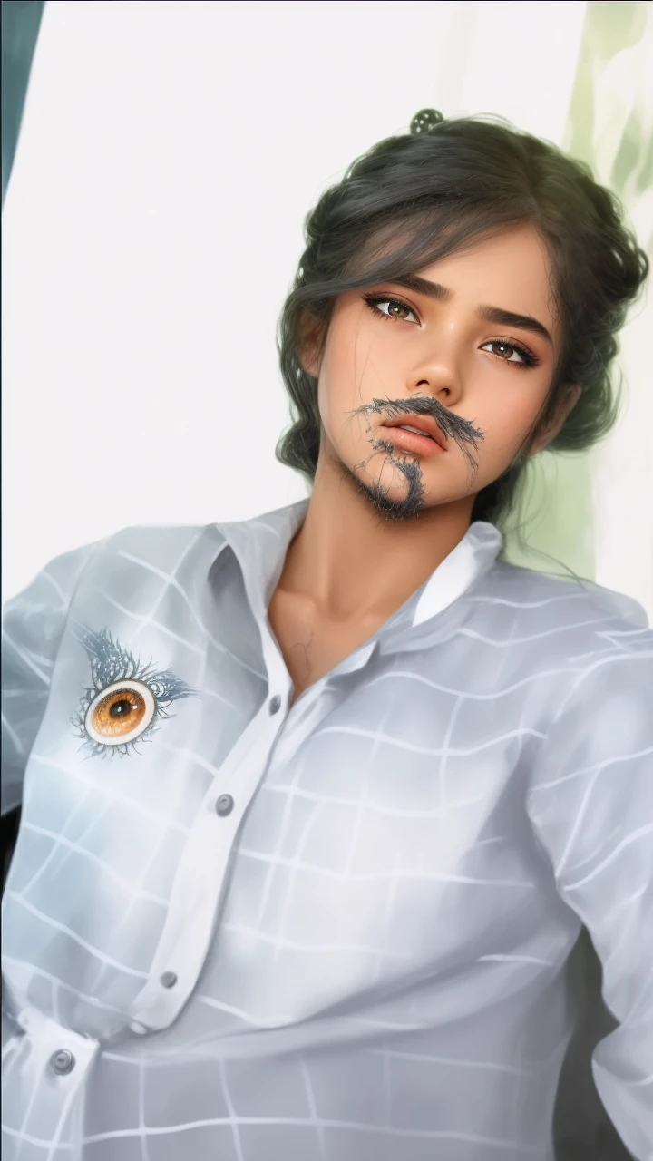 masterpiece,best quality, illustration,{beautiful detailed girl},beautiful detailed glow,(flames of war:1.2),(nuclear explosion behide:1.3),rain,detailed lighting,detailed water,(beautiful detailed eyes:1.1),expressionless,palace,azure hair,disheveled hair,long bangs,hairs between eyes,(whitegrey dress:1.1),black ribbon,white bowties,midriff,big forhead,blank stare,flower,long sleeves