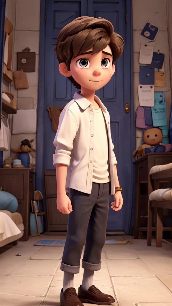 The boy who had a colorless story