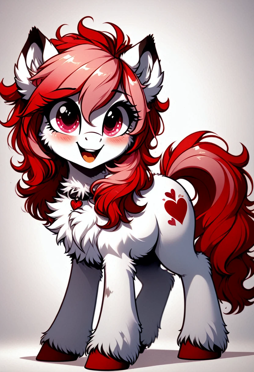 Mlp oc red and pink and white