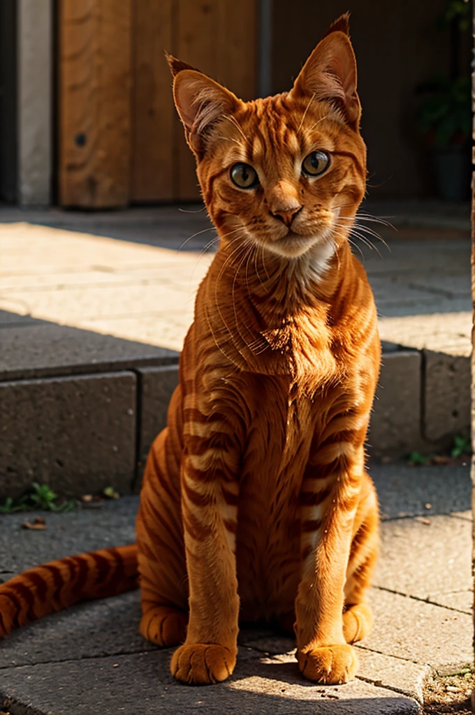 orange cat