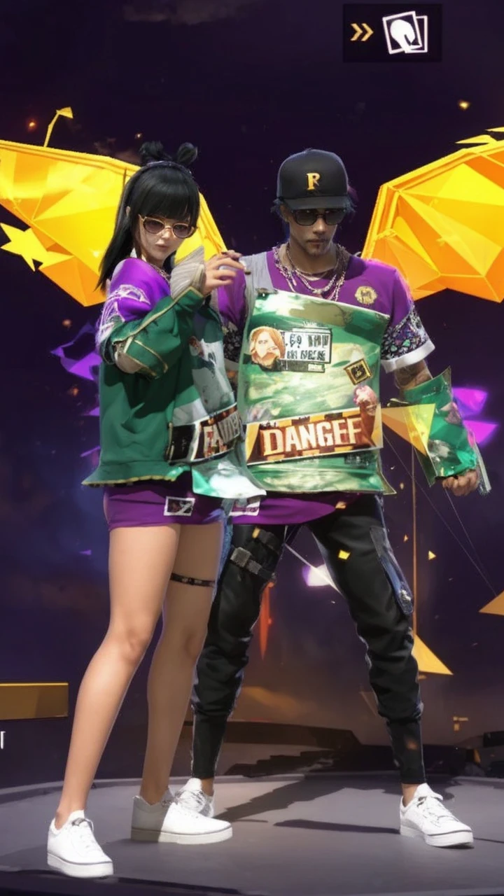 there are two people and they wearing glasses , free fire , romance, harts, secondlife, dark roma nuce, good vibes, aesthetic, dark and dope, second life avatar, , dar k!!!, creepy pose,