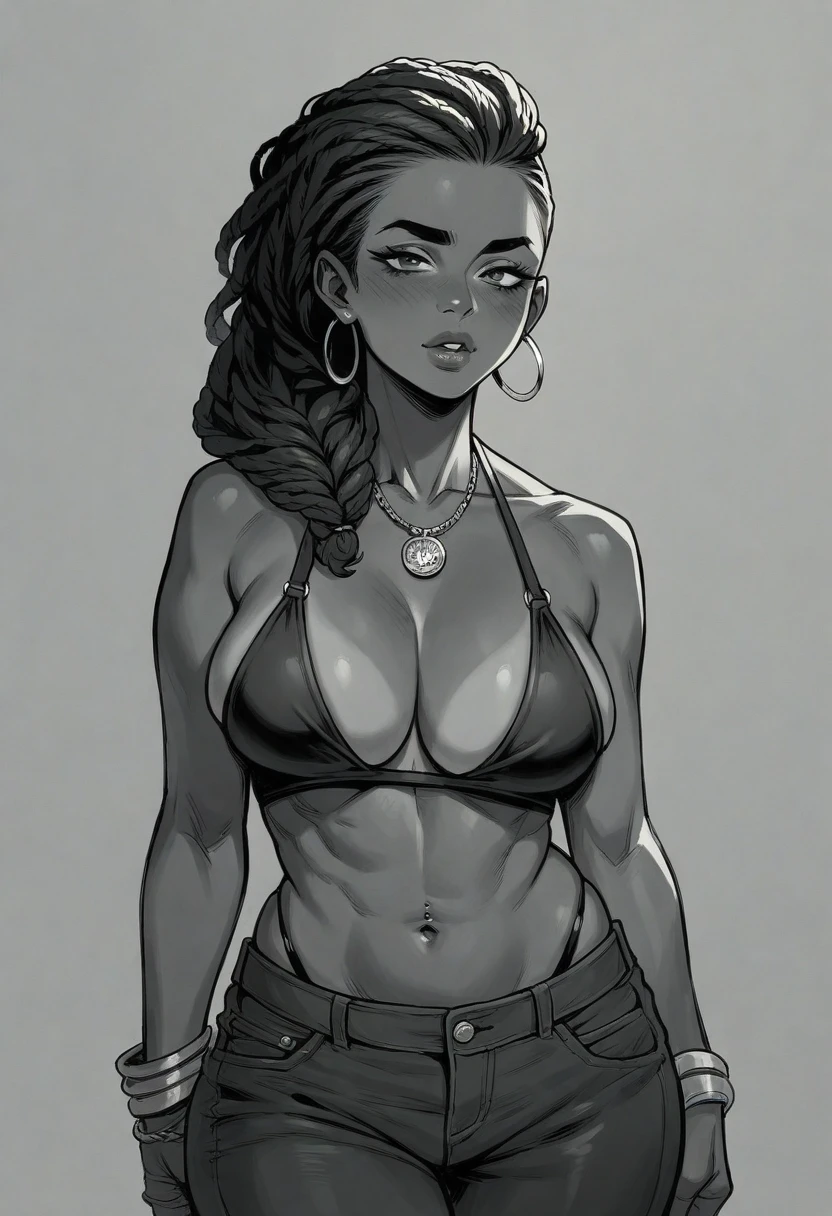 Busty 25 year old African American woman