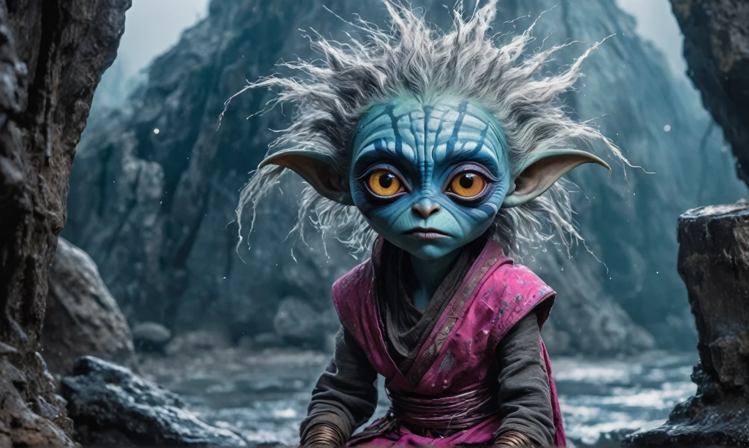 pretty face,eyebrow up,full body length shot,obsidian ahsoka tano,full body length shot,very beggar niobium Manganite The Alien Entity, babychild, wants eat,survival in criminal city of future,full body shot of full body shot of psychedelic style of A beautiful tander alien female creature with face fully covered lizard scale with fluffy eyes embedded into a canvas,The iris looks weird, attractive, The stars in space is reflected in the pupil, goose down eyelashes, long wavy luminescent hair, , she is dressed in baggy clothes, sitting on a bench outside the house of dwarves in the setting of the Lord of the Rings, . Whole outfit, clear, sharp, balanced
,Extremely detailed,High contrast,Masterpiece,Realism,Ultra Detailed, intricate details,realistic humid leather, cinematic style,irina yermolova,high contrast,hdr,extremely detailed, [deep night landscape],masterpiece,intricate details,faded,eyes extremely detailed,Silverclaw,view from height,full-body-shot,High contrast,Masterpiece,Realistic,Ultra Detailed,intricate details,realistic humid skin,extremly intricate,realism,photorealism, cinematic style,irina yermolova,HDR,((Wangechi Quality)),extremely detailed, [night landscape],masterpiece,intricate details,faded,eyes extremely detailed, high detailed eyes,16k resolution,RAW, Nikon Z9,chinese orc's village of fishers on seaside,authentic,full body length,Labradorite babygirl,native italian troll ,pretty face,eyebrow up,full body shot,ominous landscape,glate gray atmosphere,by art Simon Stalenhag,Nicola Samori,(((Wangechi Mutu))),prime colors,urban,extremely detailed,masterpiece,intricate details,faded,eyes extremely detailed, high detailed eyes,4k resolution,RAW, Nikon Z9,scary town,stalker,goblin,Dubai of United Arab Emirates,Mestichino,Light particles,marble leather ,ink photography ,Silver-gold long hair with bangs、Aquamarine Eyes,Fuchsia sequined dress,Mestichino,Light particles,chaos