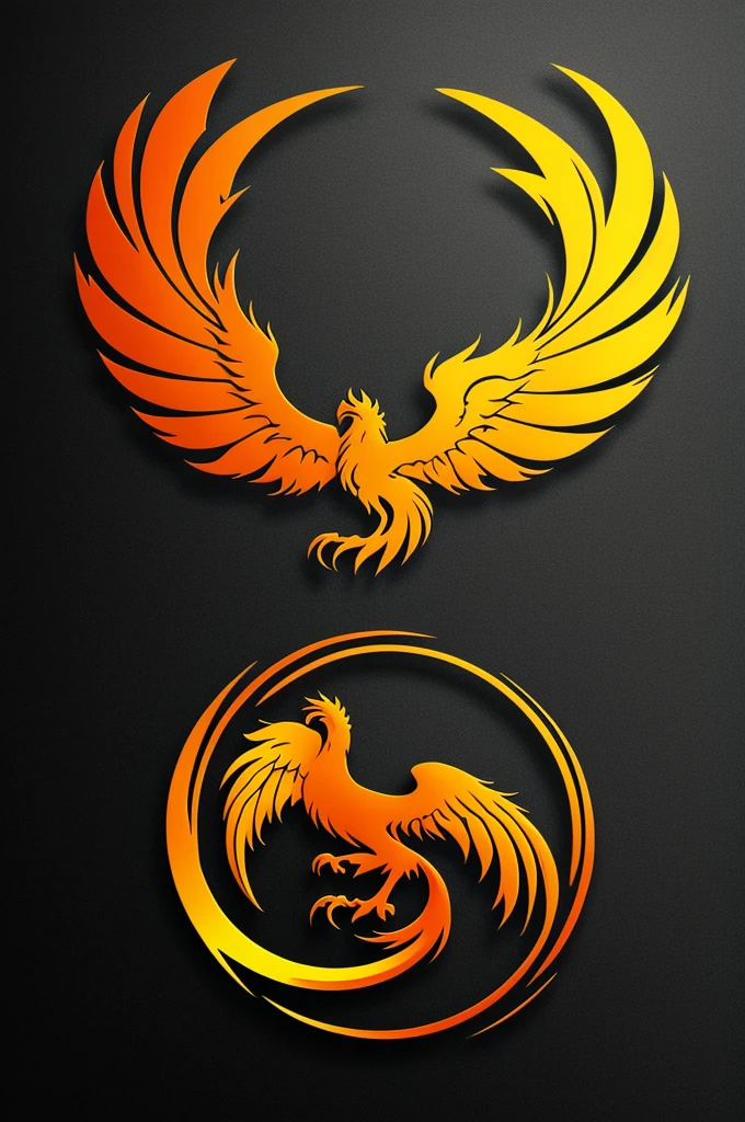 Generate a phoenix logo