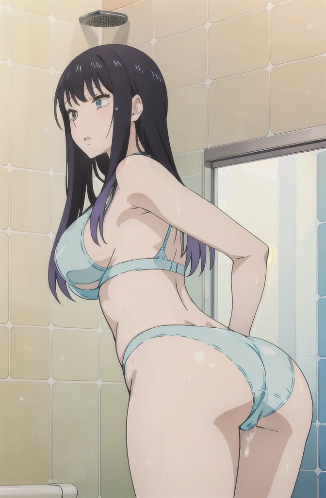 Sex girl, big ass, giant fat boobs, take a shower