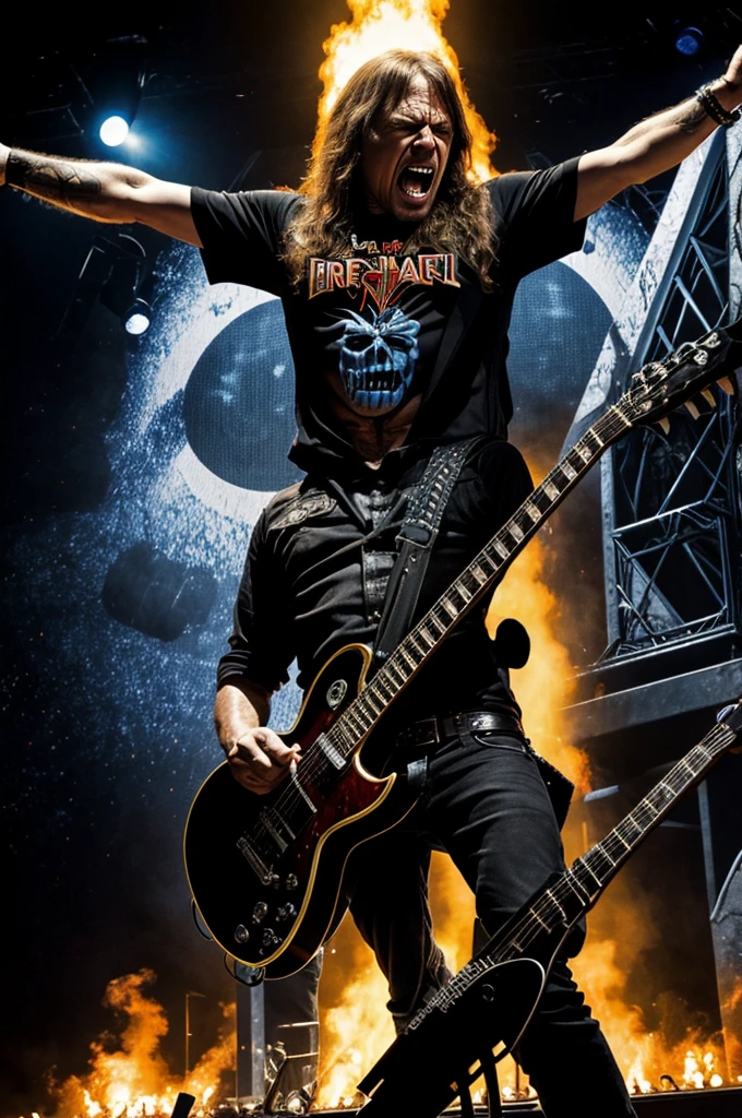 Eddie the head iron maiden, megadeath, metallica, portada de album